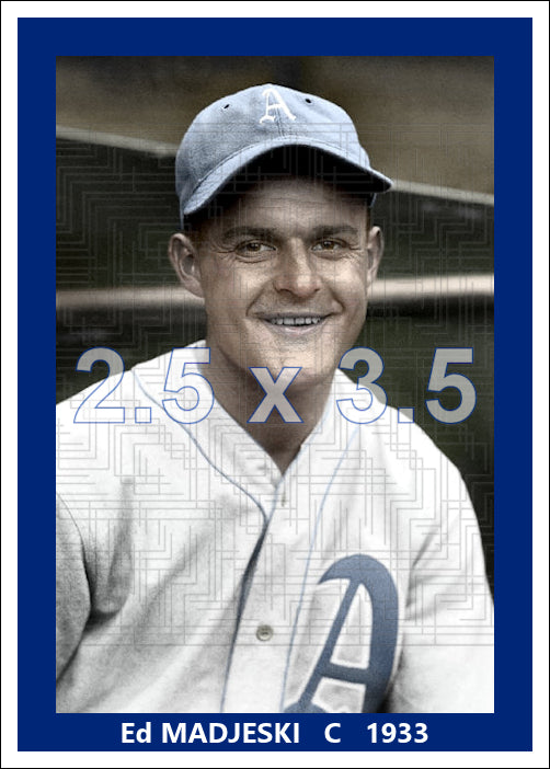 Ed Madjeski - 1933 Philadelphia Athletics - choose a size & style