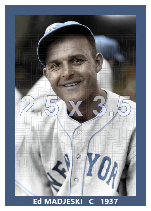 Ed Madjeski - 1937 New York Giants - choose a size & style