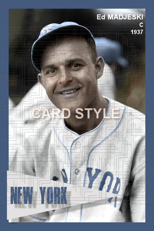 Ed Madjeski - 1937 New York Giants - choose a size & style
