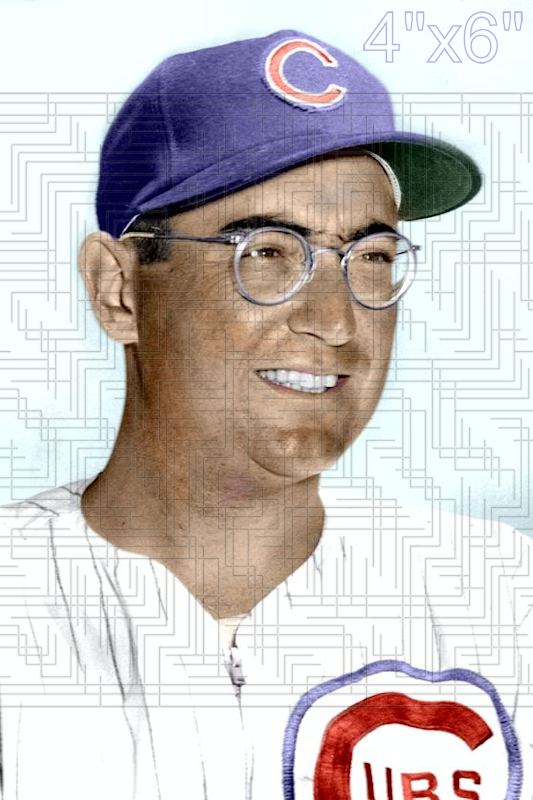 Ed Mayer - 1958 Chicago Cubs - choose a size & style