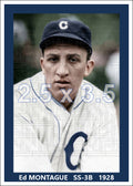 Ed Montague - 1928 Cleveland Indians - choose a size & style