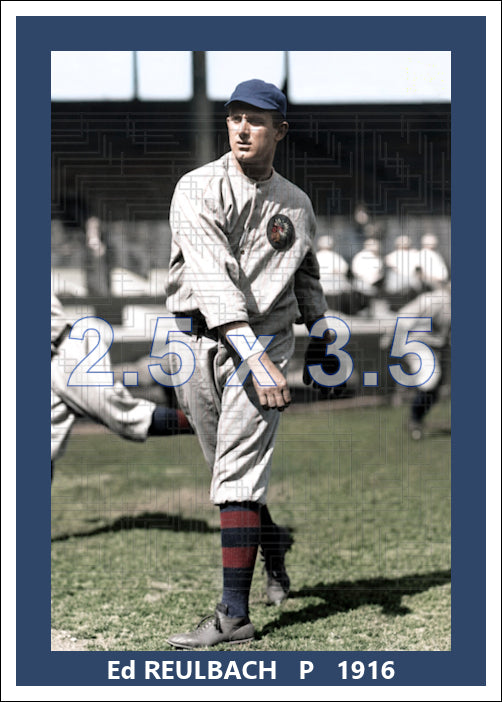 Ed Reulbach - 1916 Boston Braves - choose a size & style