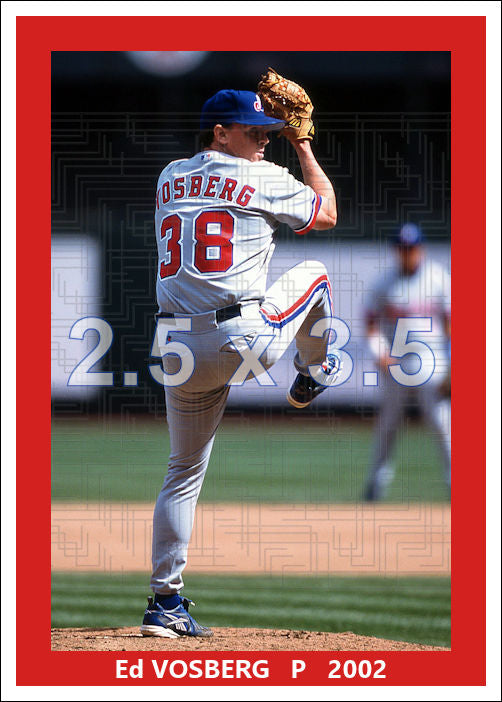 Ed Vosberg - 2002 Montreal Expos - choose a size & style