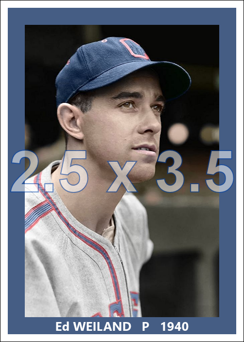 Ed Weiland - 1940 Chicago White Sox - choose a size & style