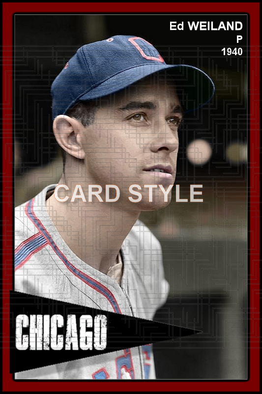 Ed Weiland - 1940 Chicago White Sox - choose a size & style