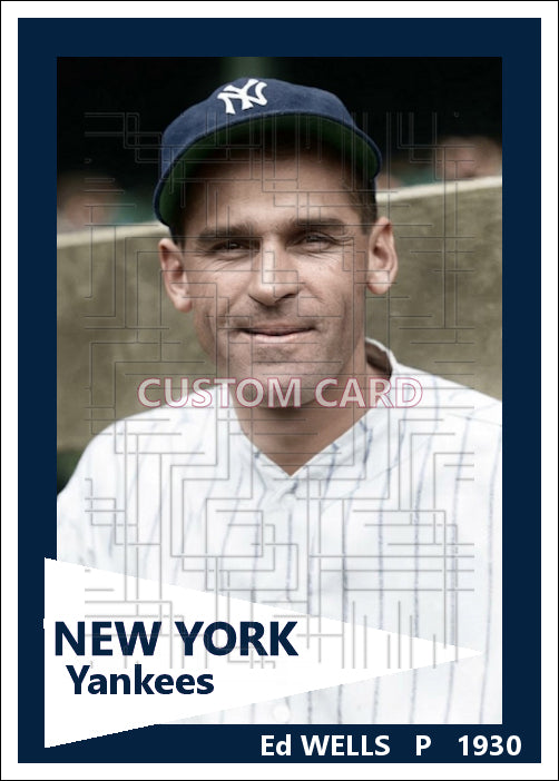Ed Wells - 1930 New York Yankees - choose a size & style