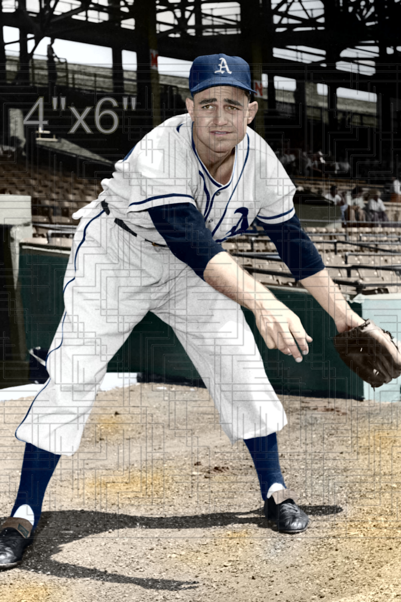 Ed Wright - 1952 Philadelphia Athletics - choose a size & style