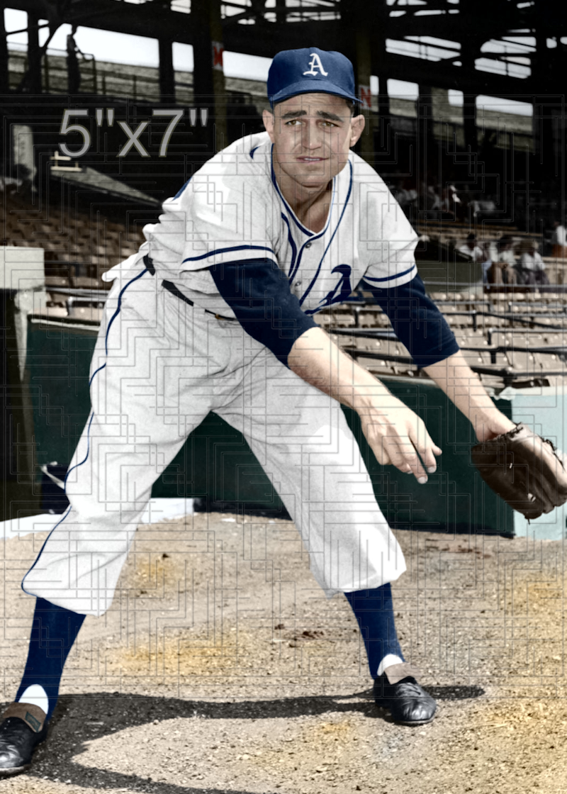 Ed Wright - 1952 Philadelphia Athletics - choose a size & style