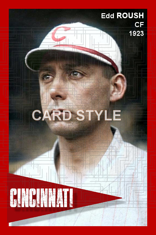 Edd Roush - 1923 Cincinnati Reds - choose a size & style