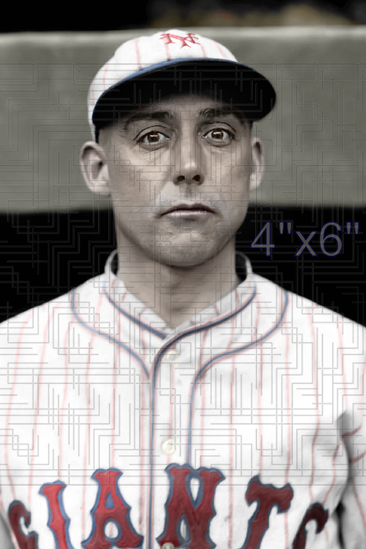 Edd Roush - 1927 New York Giants - choose a size & style