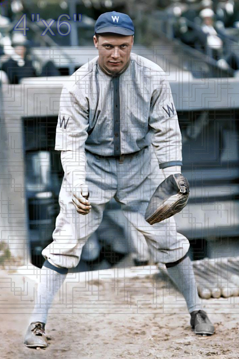 Eddie Ainsmith - 1916 Washington Senators - choose a size & style