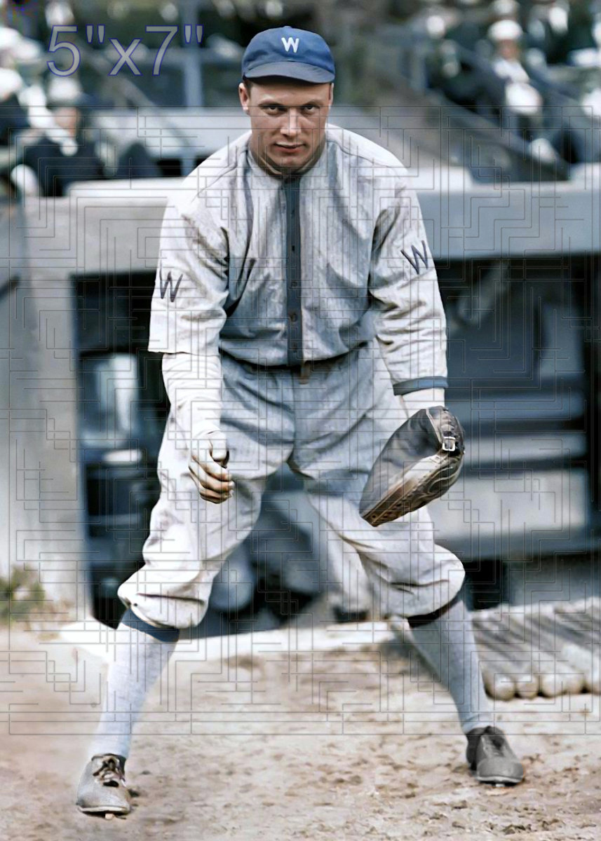 Eddie Ainsmith - 1916 Washington Senators - choose a size & style