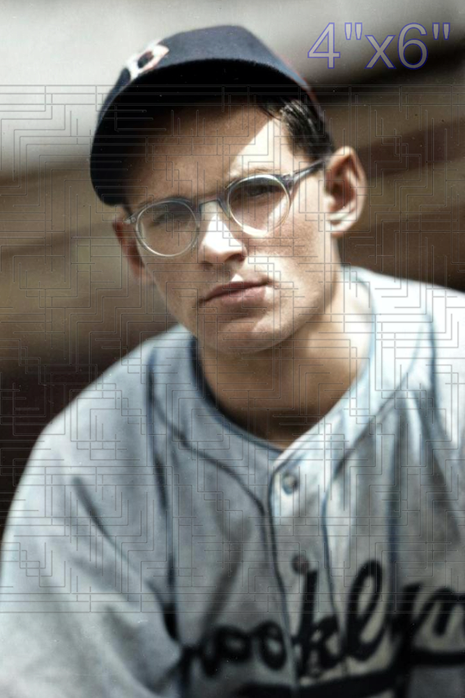 Eddie Basinski - 1944 Brooklyn Dodgers - choose a size & style