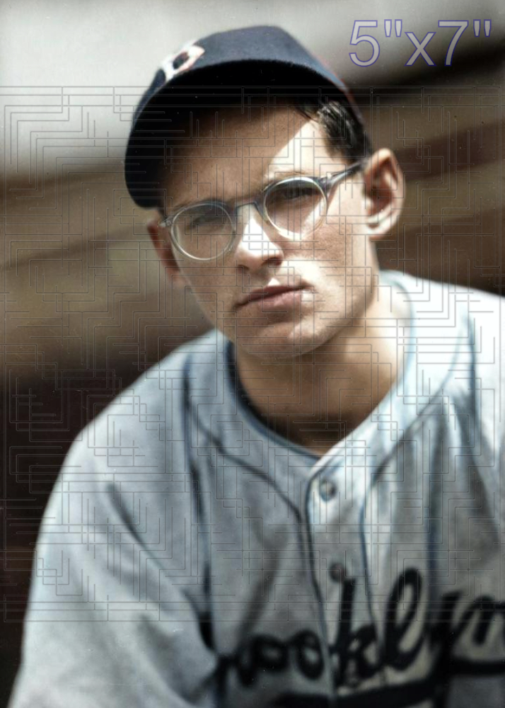 Eddie Basinski - 1944 Brooklyn Dodgers - choose a size & style