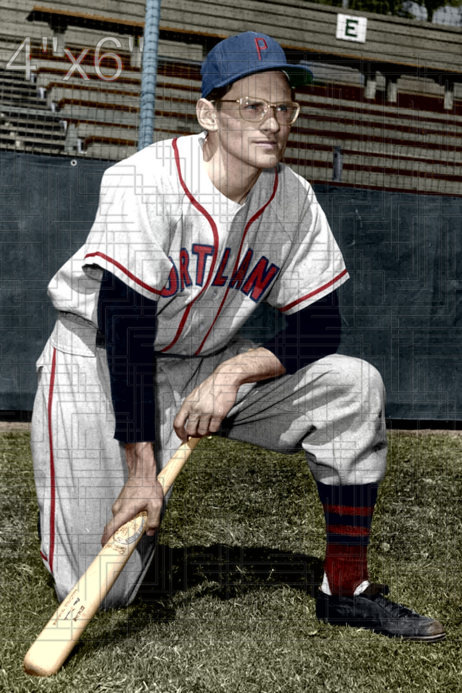 Eddie Basinski - 1947-54 Portland Beavers - choose a size & style