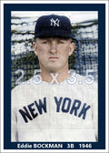 Eddie Bockman - 1946 New York Yankees - choose a size & style