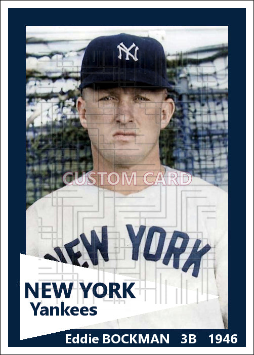 Eddie Bockman - 1946 New York Yankees - choose a size & style