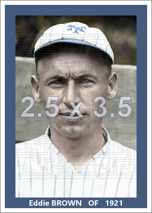 Eddie Brown - 1921 New York Giants - choose a size & style