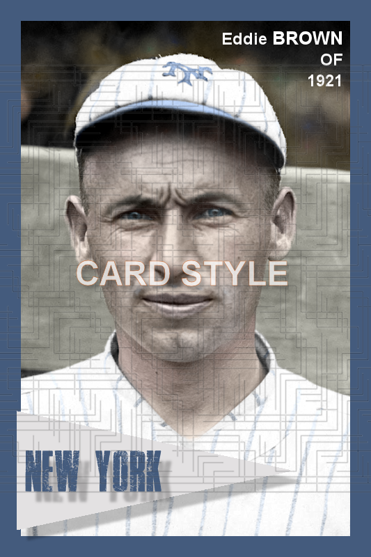 Eddie Brown - 1921 New York Giants - choose a size & style