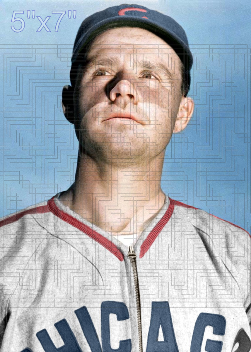 Eddie Carnett - 1939 Chicago Cubs spring training - choose a size & style