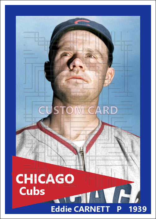 Eddie Carnett - 1939 Chicago Cubs spring training - choose a size & style