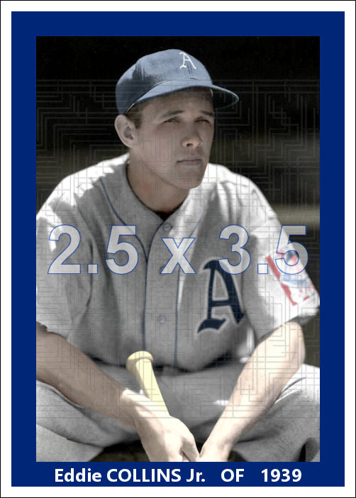 Eddie Collins Jr. - 1939 Philadelphia Athletics - choose a size & style
