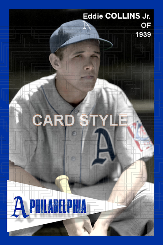 Eddie Collins Jr. - 1939 Philadelphia Athletics - choose a size & style