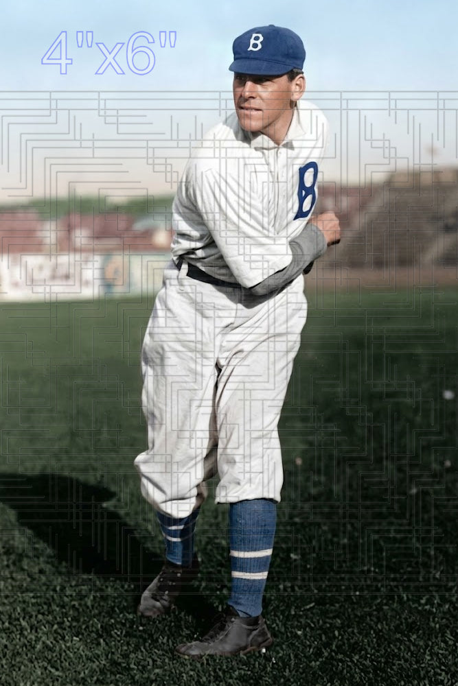 Eddie Dent - 1909 Brooklyn Superbas - choose a size & style