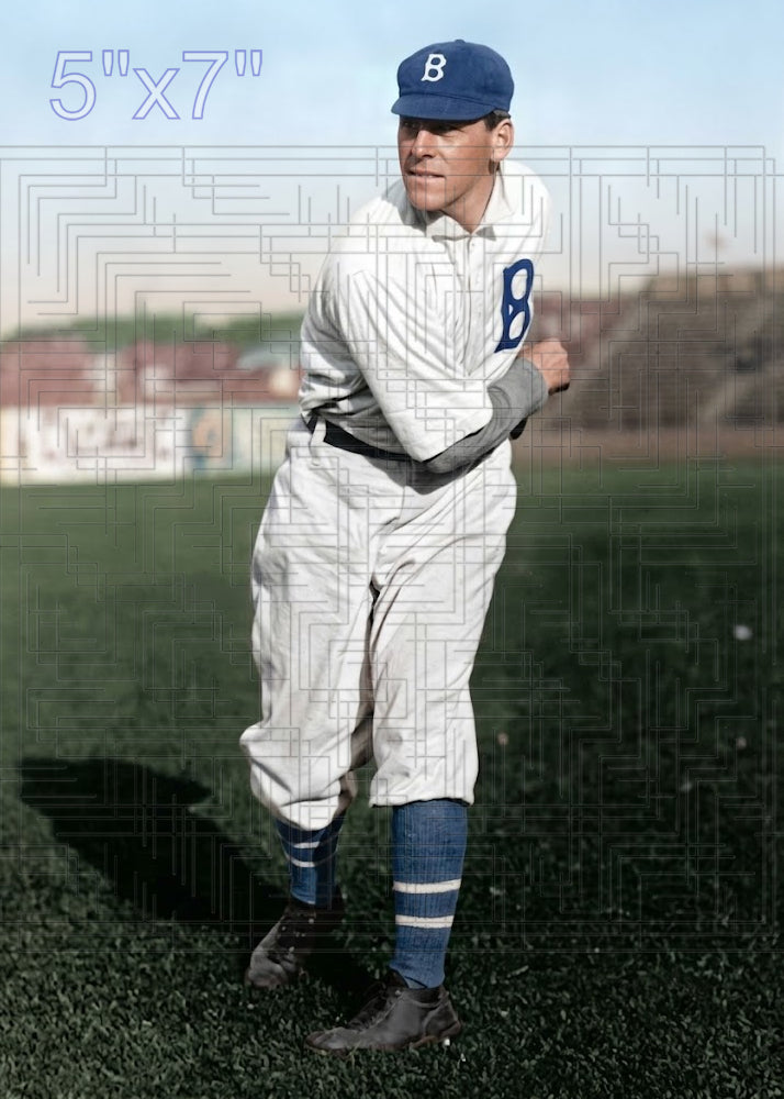 Eddie Dent - 1909 Brooklyn Superbas - choose a size & style