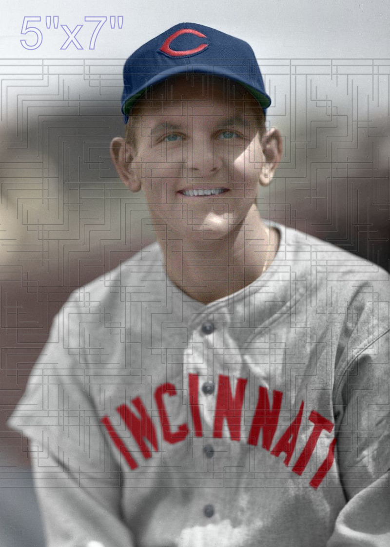 Eddie Erautt - 1947 Cincinnati Reds - choose a size & style
