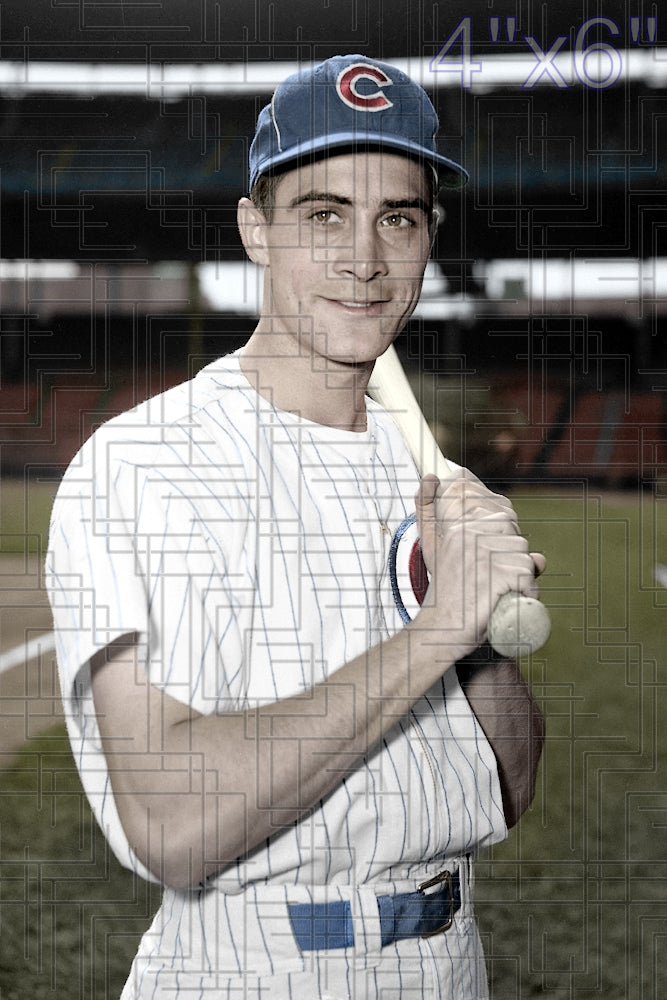 Eddie Haas - 1957 Chicago Cubs - choose a size & style