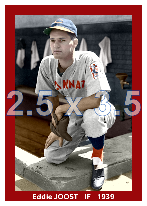 Eddie Joost - 1939 Cincinnati Reds - choose a size & style