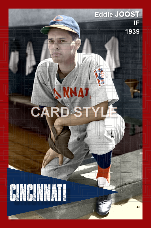 Eddie Joost - 1939 Cincinnati Reds - choose a size & style