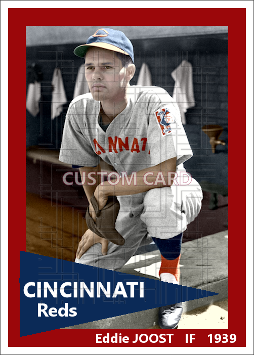 Eddie Joost - 1939 Cincinnati Reds - choose a size & style