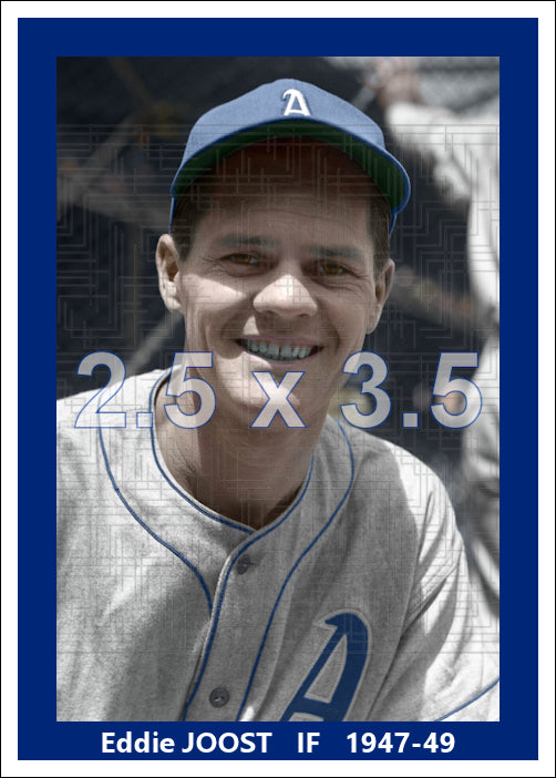 Eddie Joost - 1947-49 Philadelphia Athletics - choose a size & style