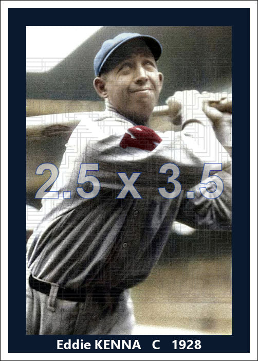 Eddie Kenna - 1928 Washington Senators - choose a size & style