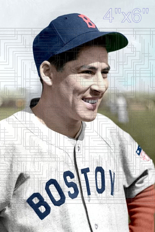 Eddie Lake - 1943 Boston Red Sox - choose a size & style