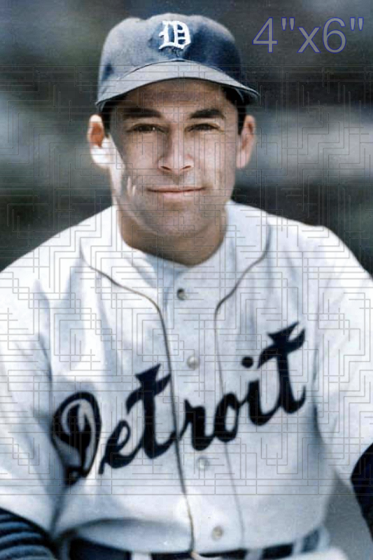 Eddie Lake - 1947 Detroit Tigers - choose a size & style