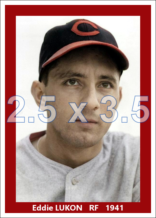 Eddie Lukon - 1942 Cincinnati Reds - choose a size & style