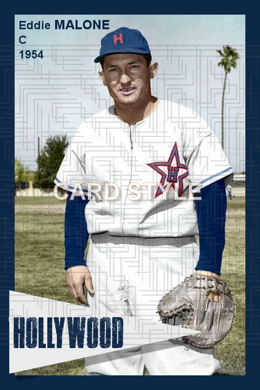 Eddie Malone - 1954 Hollywood Stars - choose a size & style