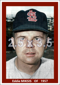 Eddie Miksis - 1957 St. Louis Cardinals - choose a size & style