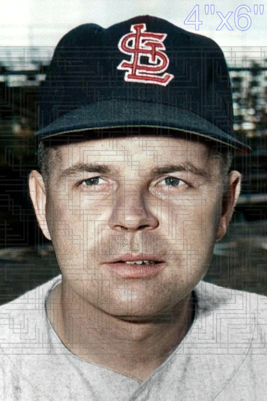 Eddie Miksis - 1957 St. Louis Cardinals - choose a size & style