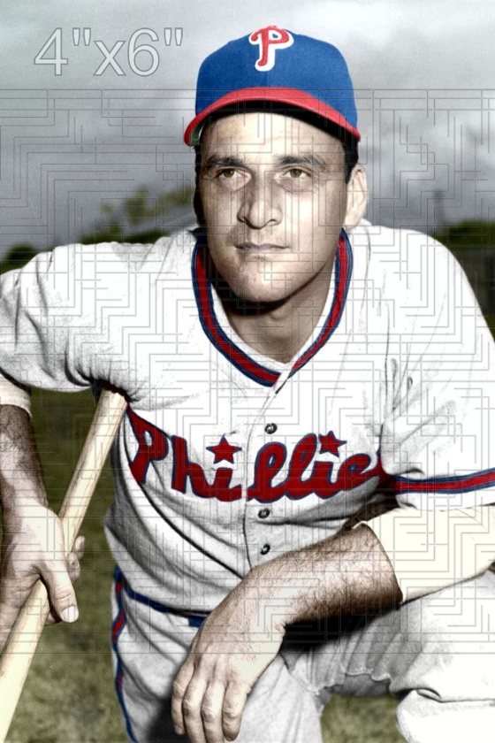 Eddie Miller - 1948 Philadelphia Phillies - choose a size & style