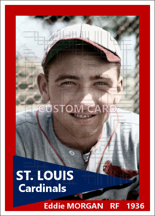 Eddie Morgan - 1936 St. Louis Cardinals - choose a size & style