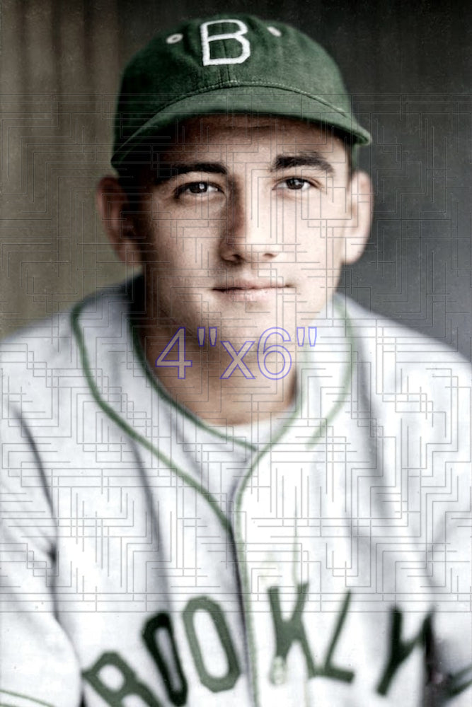Eddie Morgan - 1937 Brooklyn Dodgers - choose a size & style