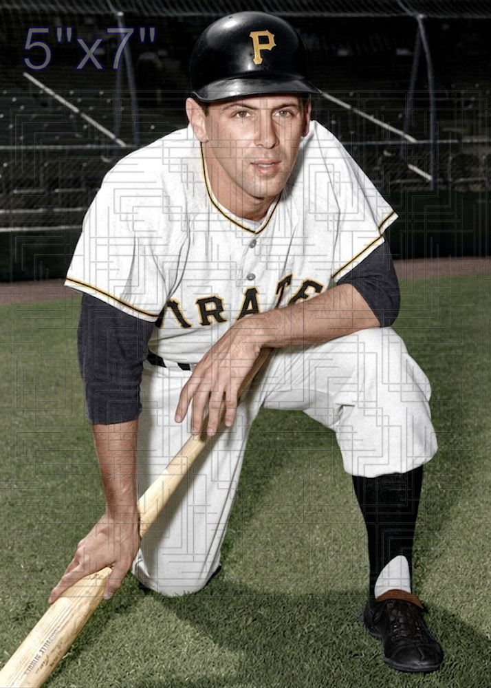 Eddie O'Brien - 1956 Pittsburgh Pirates - choose a size & style