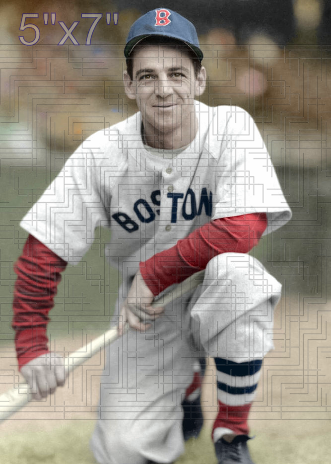 Eddie Pellagrini - 1946-47 Boston Red Sox - choose a size & style