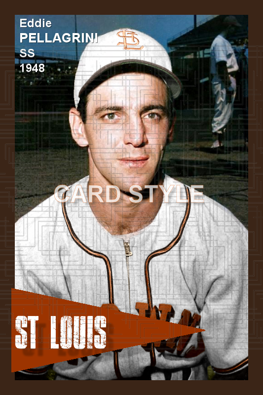 Eddie Pellagrini - 1948 St. Louis Browns - choose a size & style