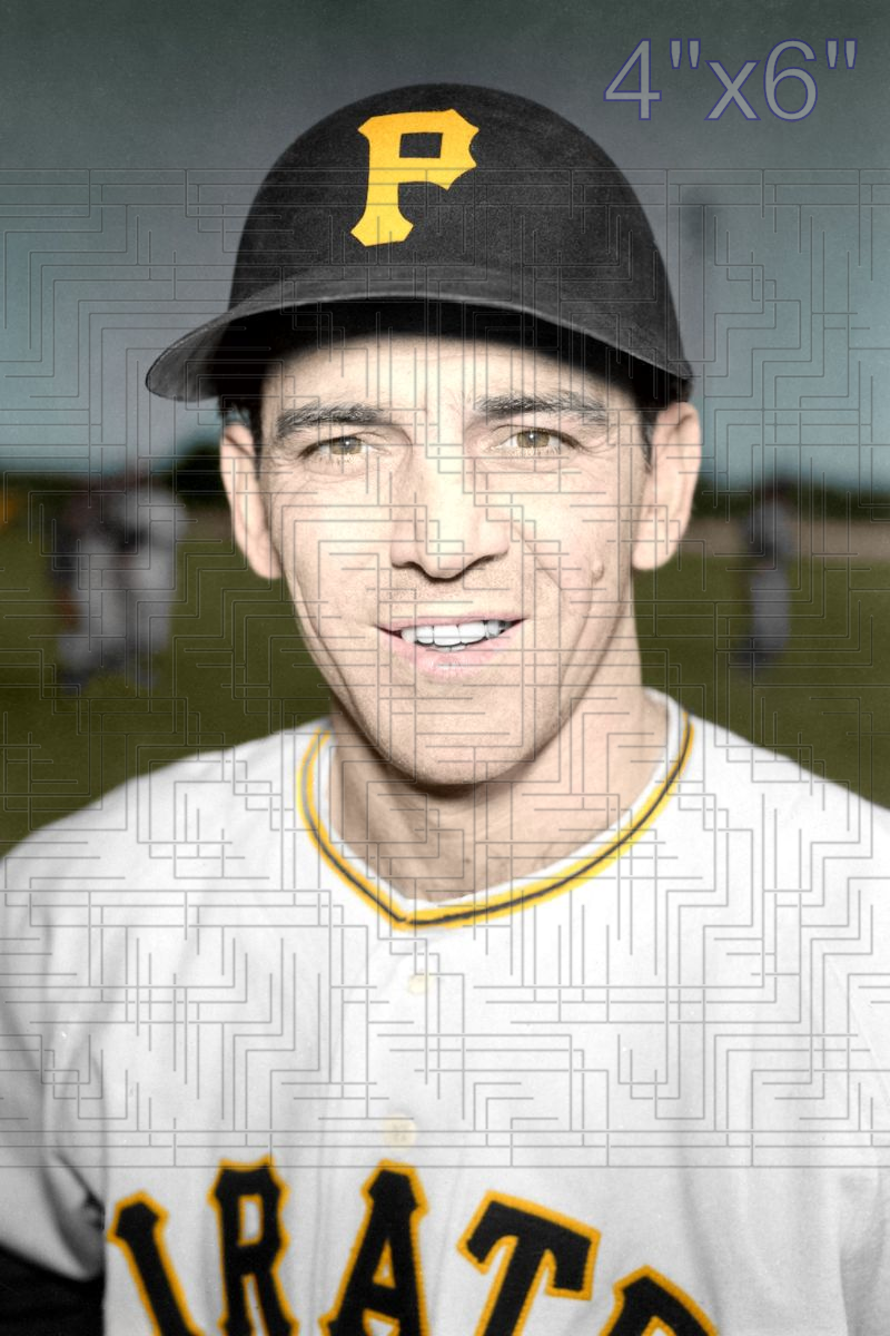 Eddie Pellagrini - 1953-54 Pittsburgh Pirates- choose a size & style