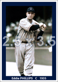 Eddie Phillips - 1935 Cleveland Indians - choose a size & style
